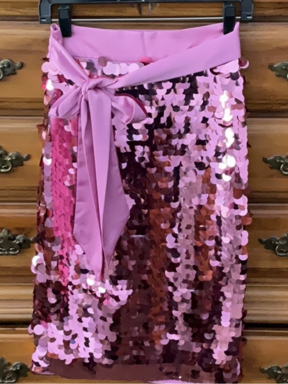 Jcrew Pink Sequin Skirt